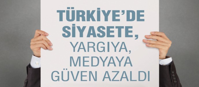 Türkiye’de Siyasete, Yargıya, Medyaya Güven Azaldı